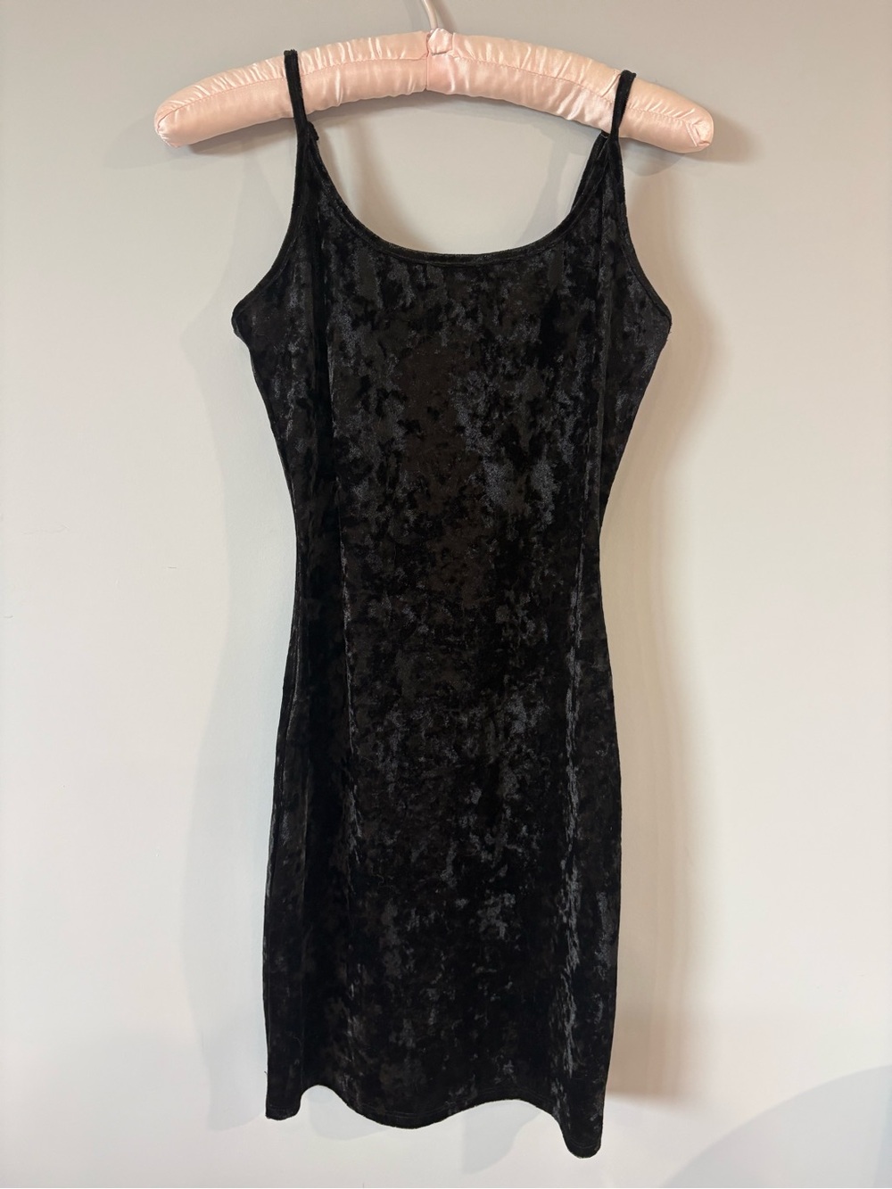 Classic Black Velvet Slip Event / Night Out Dress